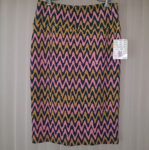 Lularoe NWT geometric stretchy pencil skirt Cassidy med